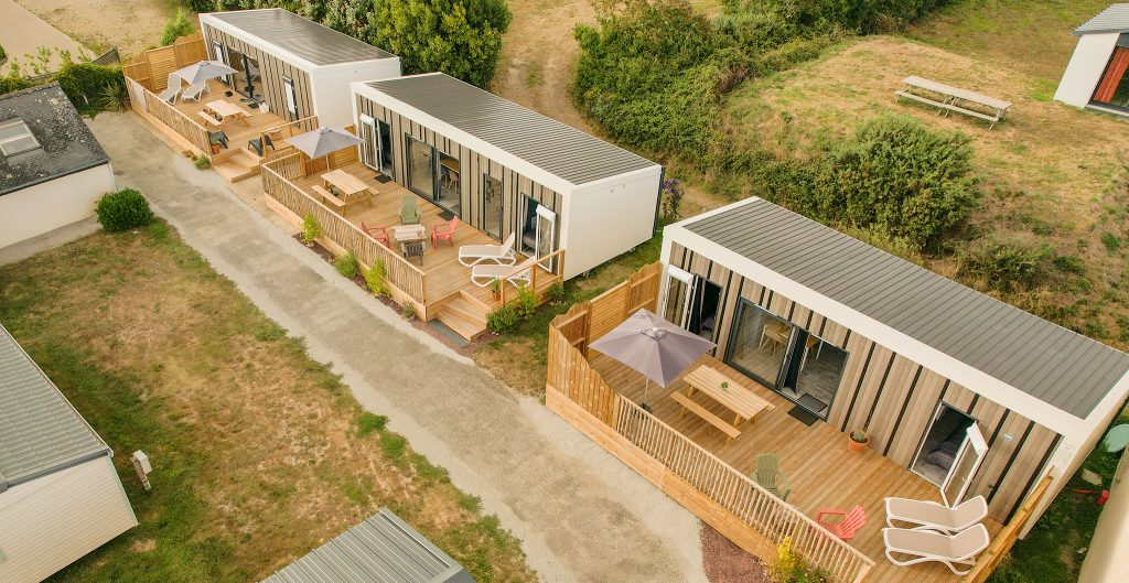 Mobil-home du camping Landrezac avec accès plage sarzeau